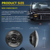 MONDEVIEW 9-32V 60W Enhanced Safety 7-Inch LED Headlights: New Design, Advanced Features, and Easy Installation | Improve Visibility with 4 Lighting Modes | Durable Construction for All Weather Conditions | Upgrade Your Drive Today!