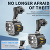 Bangqitimes JRY-22 Professional Motorcycle LED Auxiliary Spotlight | 28000LM Dual-Color | IP67 Waterproof