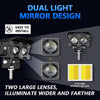 MONDEVIEW ZES-3575 120W LED Auxiliary Spotlight | Dual Color 6000K/3000K | IP68 Waterproof