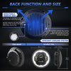 7 inch LED headlight with DRL and turn signal
OSRAM CSP motorcycle LED headlight
Dual color 7 inch LED conversion headlight
50W LED headlight with gear tooth DRL
7 inch LED headlight for Harley Davidson