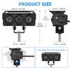 MONDEVIEW Ultimate Performance: 18 ZES-3575 LED Chips, 180W 6000K Spotlight with 18000LM Brightness and IP68 Waterproof Rating