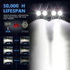 MONDEVIEW ZES-3575 120W LED Auxiliary Spotlight | Dual Color 6000K/3000K | IP68 Waterproof