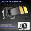 MONDEVIEW 60W LED Spotlights | ZES-3575 Chips | 6000LM Triple-Color (6000K/3000K/4500K) | Dual Focal Point | 90° Adjustable | IP68 Waterproof