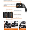 Bangqitimes JRY-22 Professional Motorcycle LED Auxiliary Spotlight | 28000LM Dual-Color | IP67 Waterproof