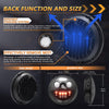 MONDEVIEW 5.75" LED Motorcycle Headlight | 4500LM Hi/Lo Beam | 6000K/3000K/1000K Tri-Color | DOT SAE Approved | IP67 Waterproof with Amber Turn Signal