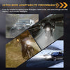 MONDEVIEW 5.75" LED Motorcycle Headlight | 4500LM Hi/Lo Beam | 6000K/3000K/1000K Tri-Color | DOT SAE Approved | IP67 Waterproof with Amber Turn Signal
