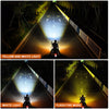 Bangqitimes JRY-22 Professional Motorcycle LED Auxiliary Spotlight | 28000LM Dual-Color | IP67 Waterproof