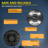 MONDEVIEW 9-32V 60W Enhanced Safety 7-Inch LED Headlights: New Design, Advanced Features, and Easy Installation | Improve Visibility with 4 Lighting Modes | Durable Construction for All Weather Conditions | Upgrade Your Drive Today!