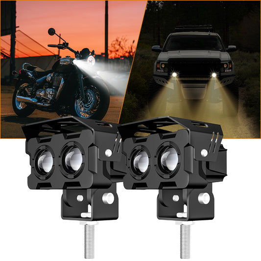MONDEVIEW 120W LED Auxiliary Spotlight 6000K/3000K 12 High-intensity ZES-3575 LED Chips Upgrade Your Night Driving Experience with Our SHOPIF LED Light Bar