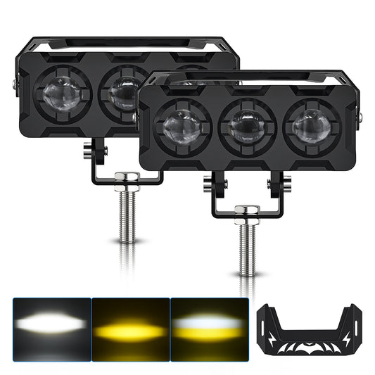 MONDEVIEW Ultimate Performance: 18 ZES-3575 LED Chips, 180W 6000K Spotlight with 18000LM Brightness and IP68 Waterproof Rating