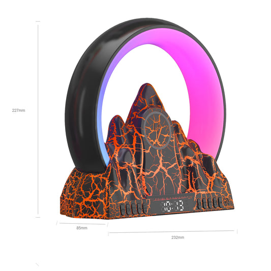 Bangqitimes Sunrise Volcano Ambient Light - Smart Ambient Lighting with Wireless Charging